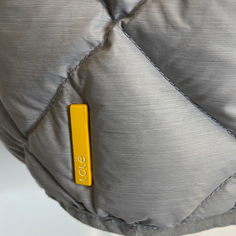 Lolë Grey Long Down Puffer Hooded Coat XS - Picture 10 of 13
